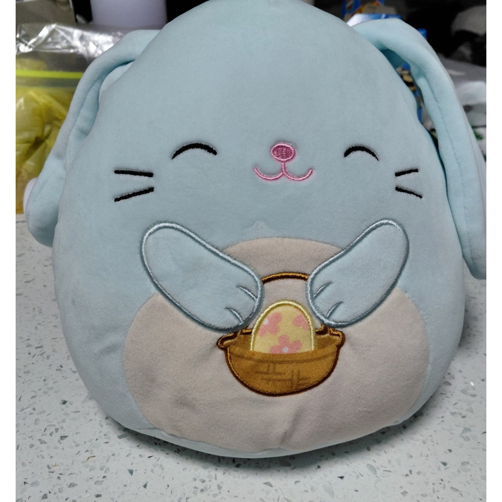 Squishmallow Easter Buttons The Bunny Rabbit 10 In.Plush Stuffed Animal NWT New